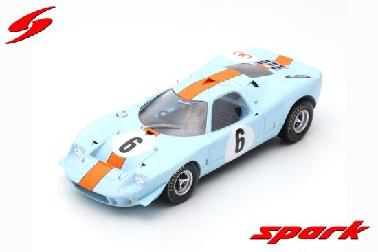 FORD USA - MIRAGE N 6 WINNER 1000km SPA 1967 J.ICKX - D.THOMPSON